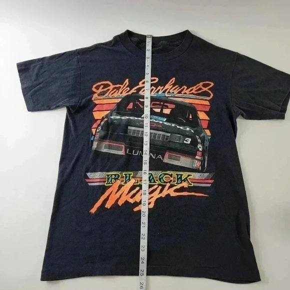 Vintage 1990 Dale Earnhardt Nascar Black Magic Tee - Picture 4 of 5